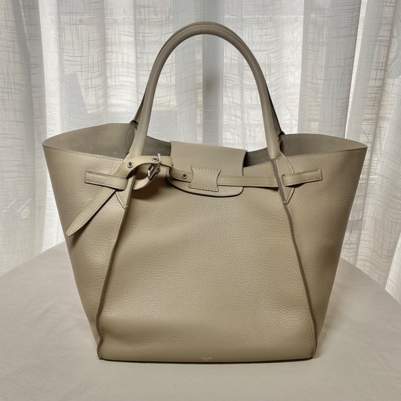 Celine Handbags - Celine Medium Big Bag in Soft Bare Calfskin - Light Taupe